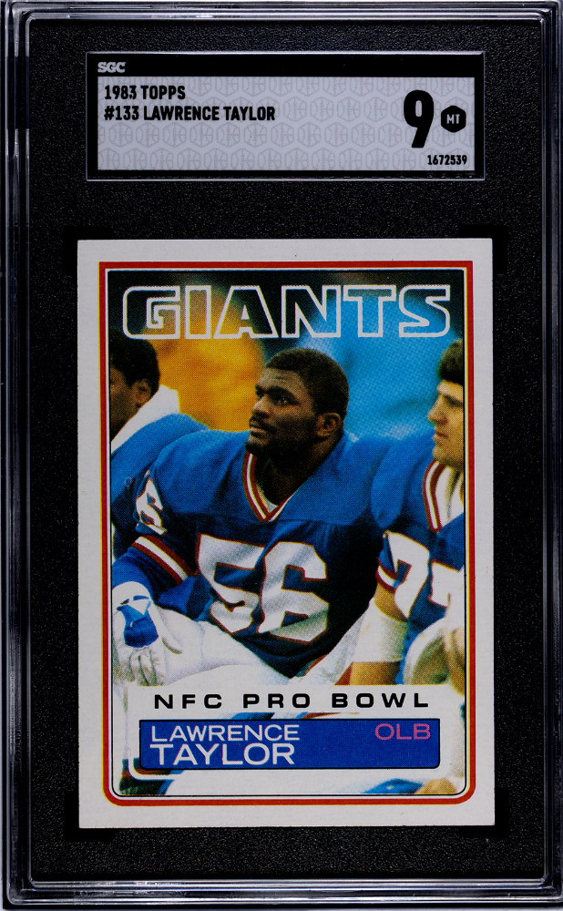 1983 topps Lawrence Taylor sgc 9
