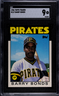 1986 sgc 9 Barry bonds